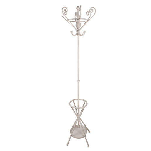 Cuier pardoseala metal alb 50x50x180 cm