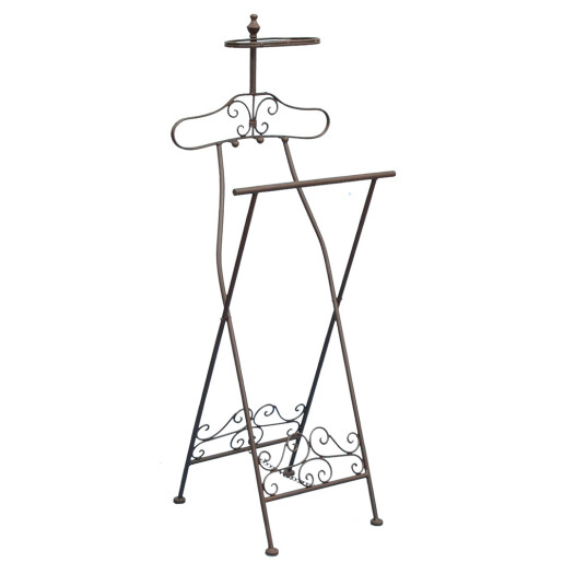 Suport haine fier maro 46x41x121 cm