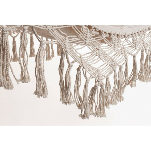 Hamac bumbac poliester alb Eldoris 200x100 cm