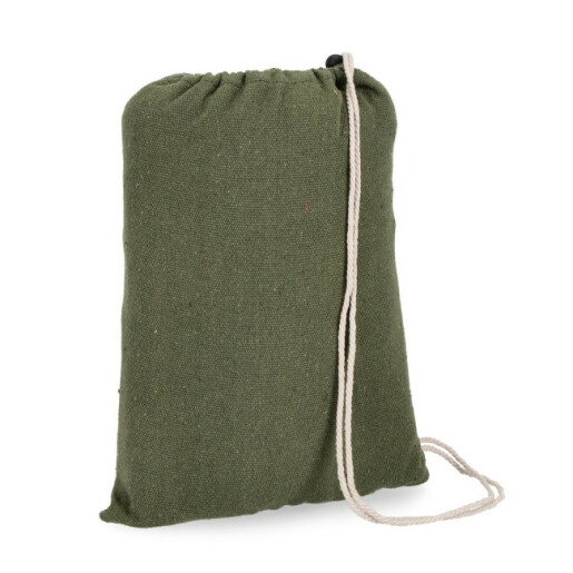 Hamac bumbac poliester alb verde Eldoris 200x100 cm