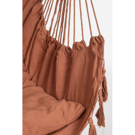 Hamac suspendabil poliester bumbac caramiziu Juan 100x130h