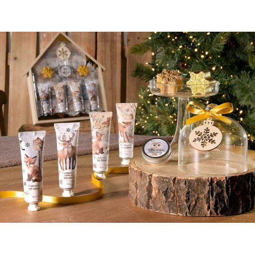 Set cadou cosmetice Craciun cm 27,5x3,5x30 H
