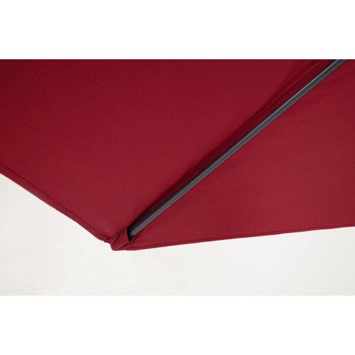 Umbrela gradina gri rosu Khalife Ø270x235h