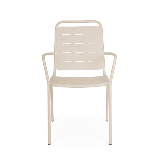 Set 6 scaune gradina otel Yara 50x57.5x87h