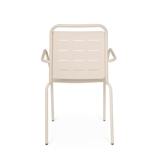 Set 6 scaune gradina otel Yara 50x57.5x87h