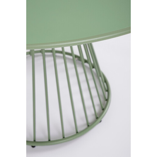 Masa otel verde Austin Ø120x75h