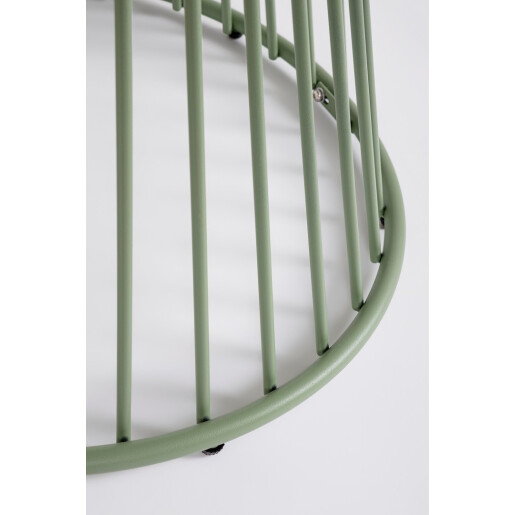 Masa otel verde Austin Ø120x75h