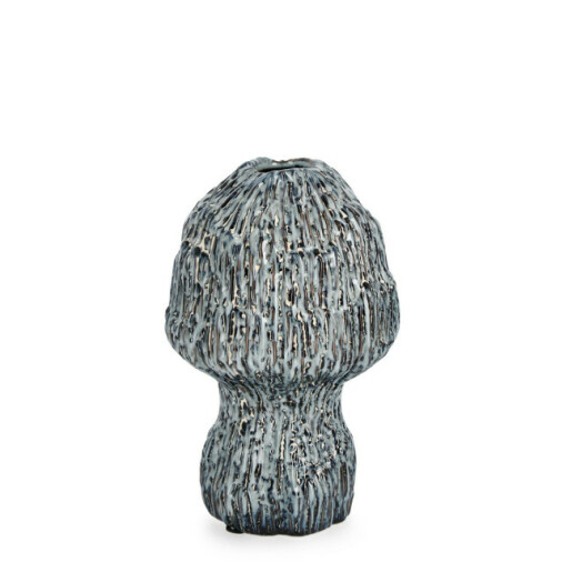 Vaza flori ceramica albastra Oprah Ø16x27h