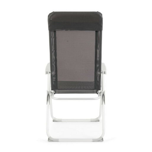 Set 4 scaune gradina aluminiu textilena 57x65x110h