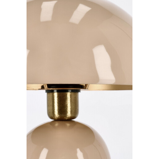 Veioza metal roz auriu Donya Ø26x37h