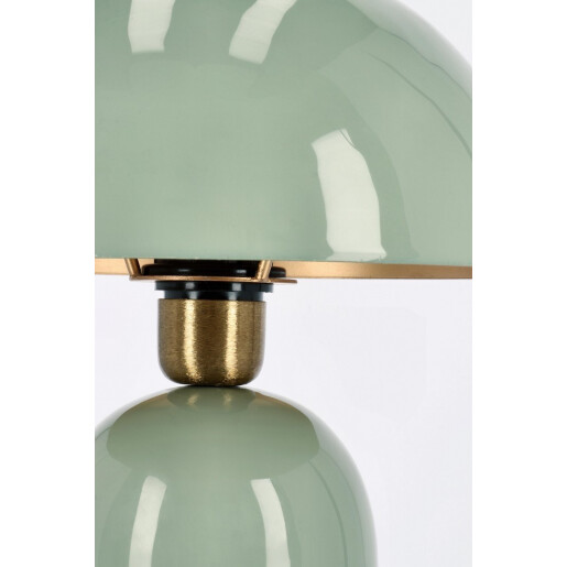 Veioza metal verde auriu Donya Ø26x37h