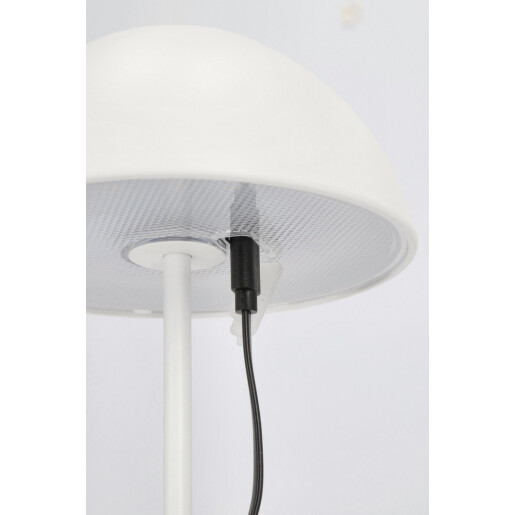 Veioza metal alb Beren Ø13x28h
