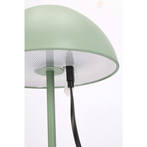 Veioza metal verde Beren Ø13x28h