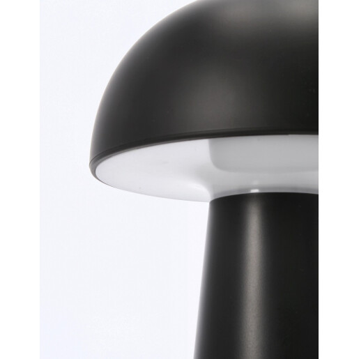 Veioza metal negru Idrial Ø13,5x22,5h
