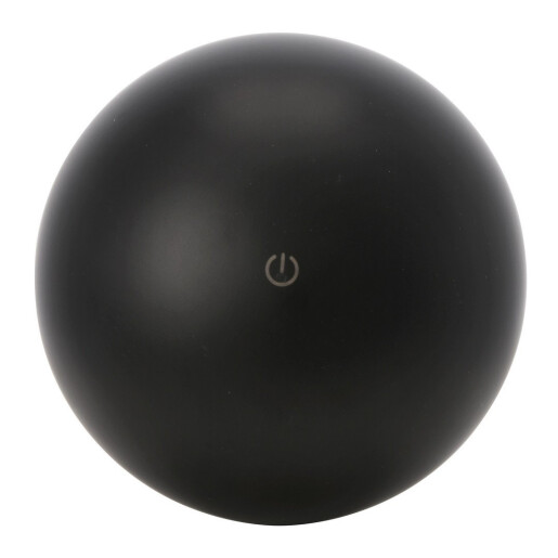 Veioza metal negru Idrial Ø13,5x22,5h