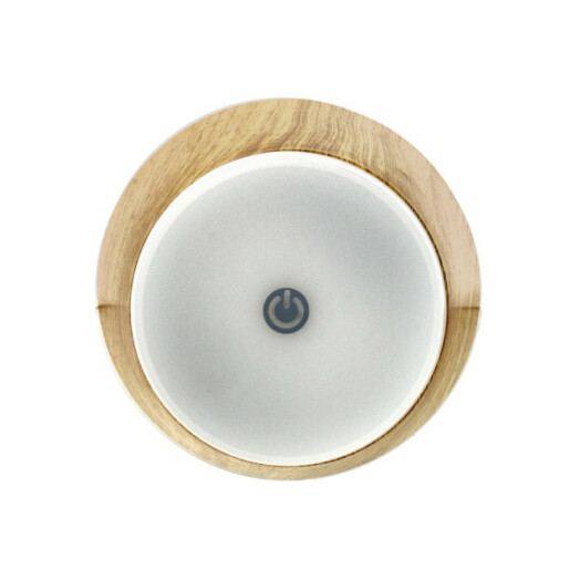 Veioza cu led otel alb polipropilena natur Ø11x38,5h