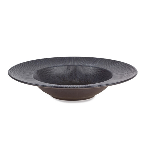 Set 6 farfurii piatra gri antracit Horta Ø27x5,5h