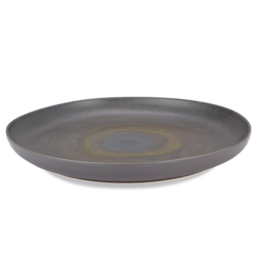 Set 6 farfurii piatra gri antracit Calheta Ø27,3x3,1h
