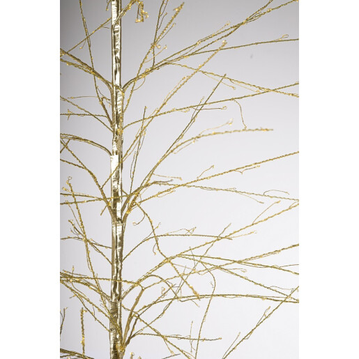 Copac decorativ auriu cu leduri Bunch Ø81×180h