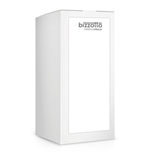 Copac decorativ argintiu cu leduri Glint Ø70×150h