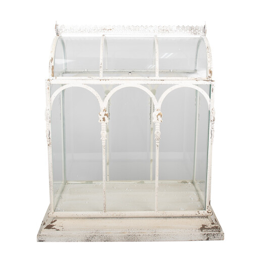 Mini sera fier sticla 56x32x65 cm