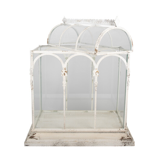 Mini sera fier sticla 56x32x65 cm