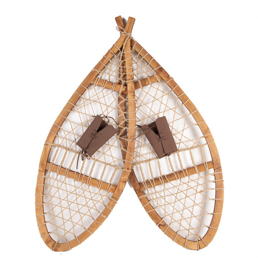 Decoratiune suspendabila lemn maro 106x39x8 cm