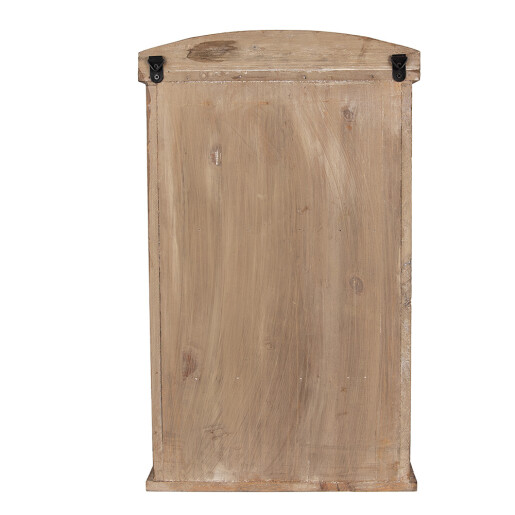 Dulapior perete lemn sticla 32x15x54 cm
