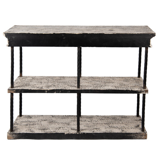 Consola bej negru vintage 120x40x90 cm