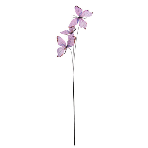 Crenguta decorativa Fluturasi violet 10x10x65 cm