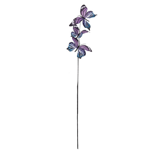 Crenguta decorativa Fluturasi violet IU 10x10x65 cm
