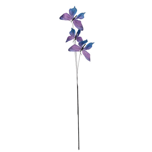 Crenguta decorativa Fluturasi violet HG 10x10x65 cm