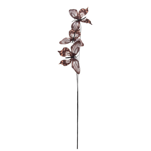 Crenguta decorativa Fluturasi maro HL 10x10x65 cm