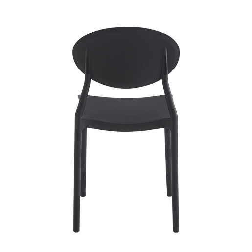 Scaun plastic negru 41x42x81 cm