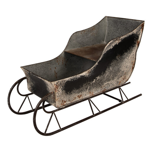 Sanie Craciun metal multicolor vintage 123x46x74 cm