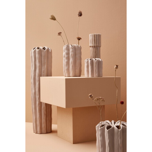Vaza flori ceramica roz Kichi Ø22,5x23h