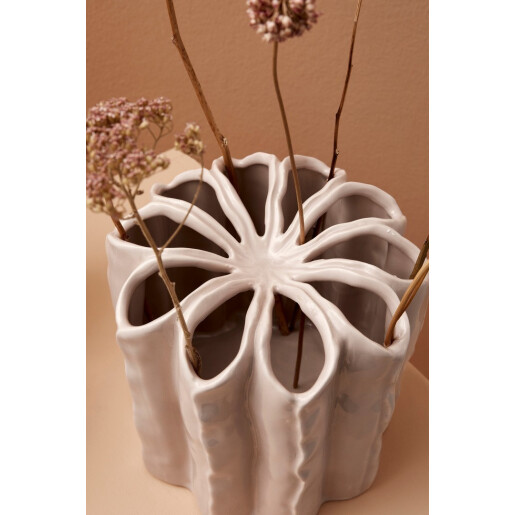 Vaza flori ceramica roz Kichi Ø22,5x23h