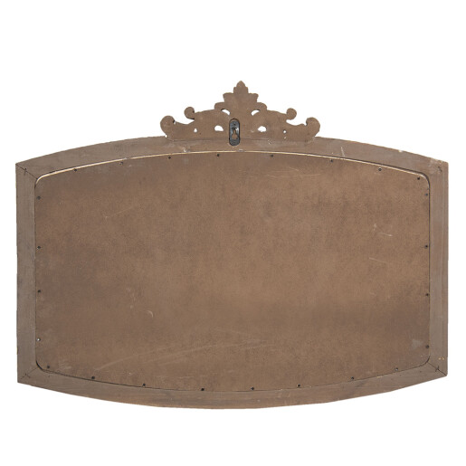 Oglinda perete lemn alb antichizat 72x4x55 cm