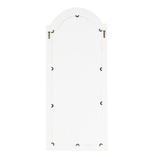 Oglinda perete alb antichizat 58x4x135 cm