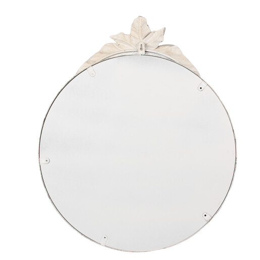 Oglinda perete rama metal bej vintage 50x4x60 cm