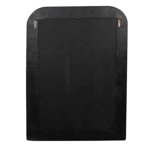 Oglinda perete rama metal negru auriu 77x6x109 cm