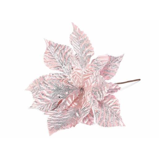 Craciunita artificiala roz 30x32 cm