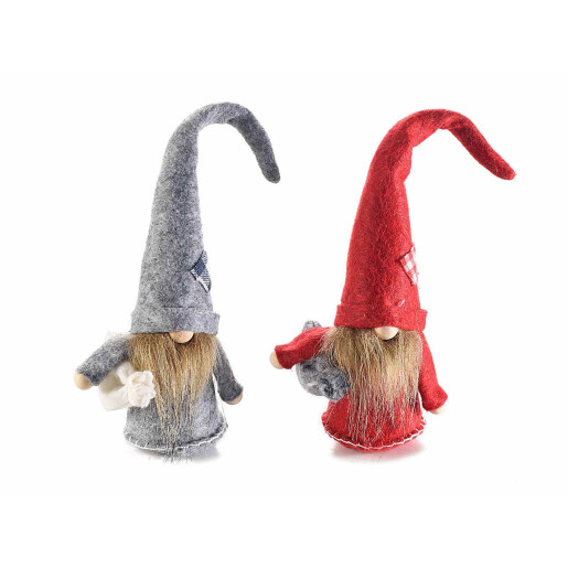 Set 2 figurine Mos Craciun 7x4.5x20.5 cm