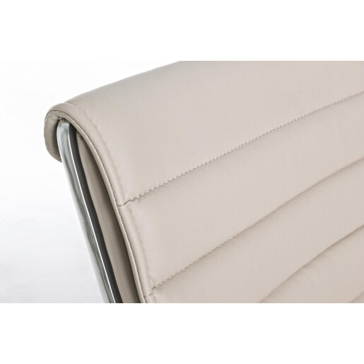 Scaun birou taupe argintiu Perth 46x54x90/100h