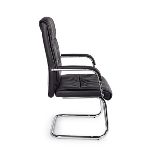 Set 2 scaune birou negru argintiu Sydney 58x60.5x101.5 cm