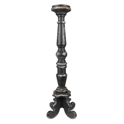 Sfesnic lemn negru 23x65 cm