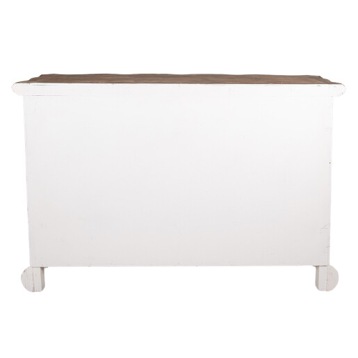 Comoda lemn bej gri 135x41x89 cm