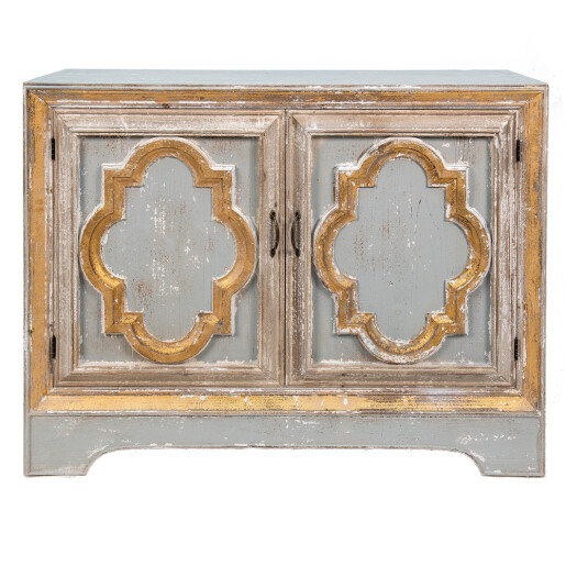 Comoda lemn bej gri 120x38x91 cm