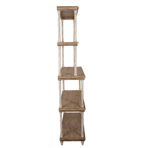 Raft lemn maro 80x40x210 cm