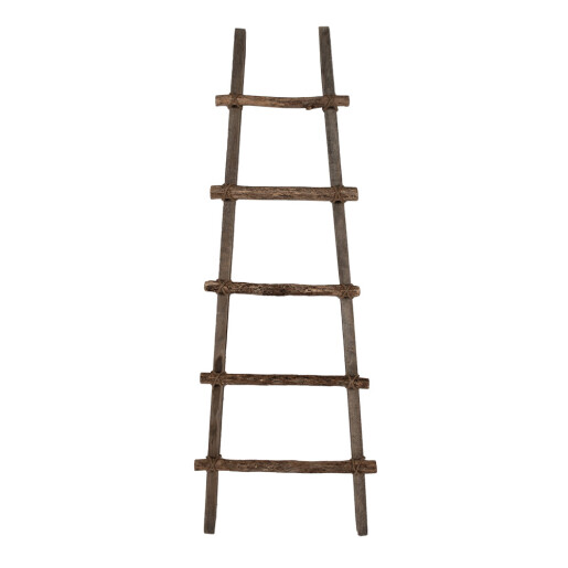 Scara decorativa lemn maro 50x8x140 cm